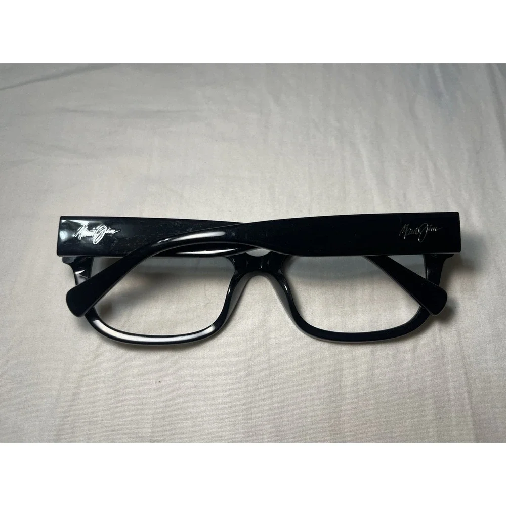 Maui Jim Sunglasses Frames MJ768-02 PLUMERIA 55-17-135 Black Full Rim